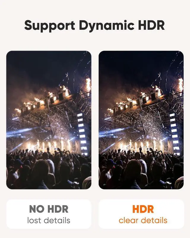 Alt view image 3 of 7 - 8K USB C to DisplayPort Adapter, 40G Type C to Display Port,USB-C to DP 1.4 [8K@60Hz, 4K@144Hz] HDR, Thunderbolt 4/3 Compatible with Valve Index, MacBook, iPhone 15, XPS, Oculus Rift S