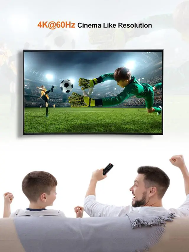 Alt view image 4 of 7 - 6ft 4K HDMI Cable - Right Angle 90 Degree, Male to Male Cable for Ultra HD 4K@60Hz, 3D Video