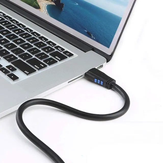 Alt view image 5 of 6 - 4K HDMI Cable Right Angle 270 Degree Upward - Supports 4K@60HZ Ultra HD for Gaming, Streaming, Movies, Male to Male, 3ft Black