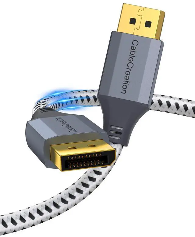 Main image of 8K DisplayPort Cable 10 FT/3M, DP to DP Cable 1.4,Support 8K@60Hz, 4K@144Hz, 2K@165Hz Video Resolution & HDR,Gray