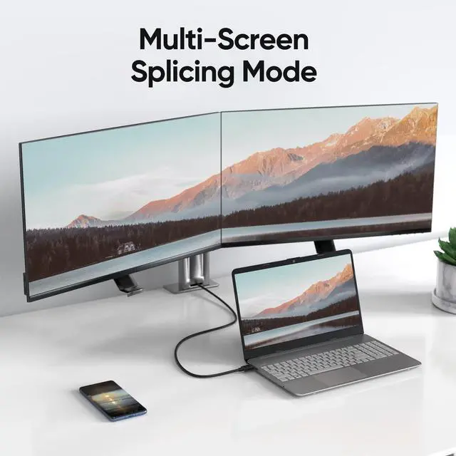 Alt view image 6 of 7 - 2-Pack DisplayPort 6 Ft/1.8M, 4K DP to DP Cable 1.2 Support 4K@60Hz, 2K@144Hz Compatible with Computer, Desktop, Laptop, PC, Monitor, Projector