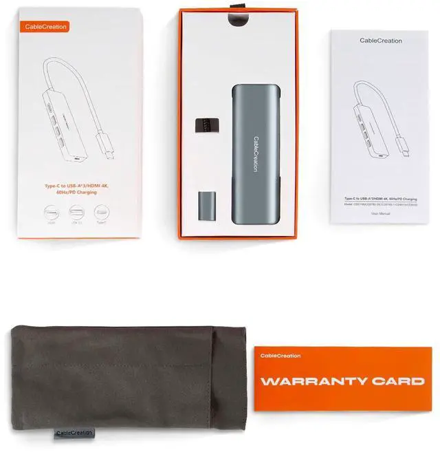 Alt view image 3 of 7 - 8K HDMI USB C Hub for MacBook Pro, 5-in-1 USB C Multiport Adapter with 100W PD, 3 USB 3.0 Ports, 8K 30Hz/4K 120Hz HDMI, Compatible with Steam Deck, Surface Pro, XPS and More - Space Grey