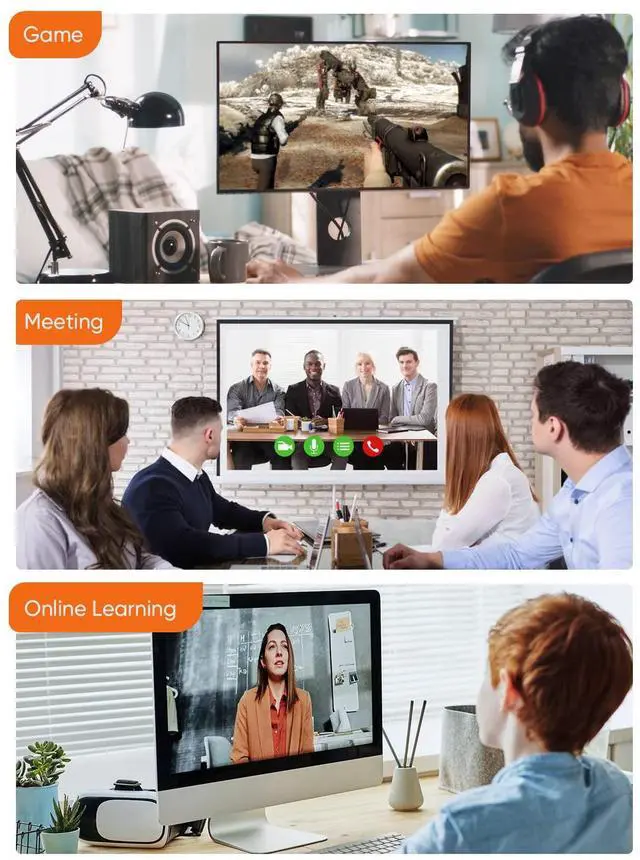 Alt view image 7 of 7 - USB 3.0 to Ethernet Adapter, USB to RJ45 Network Adapter Support 10/100/1000 Mbps Gigabit Compatible with Nintendo Switch, MacBook, Windows, macOS, Linux, Chrome OS, White