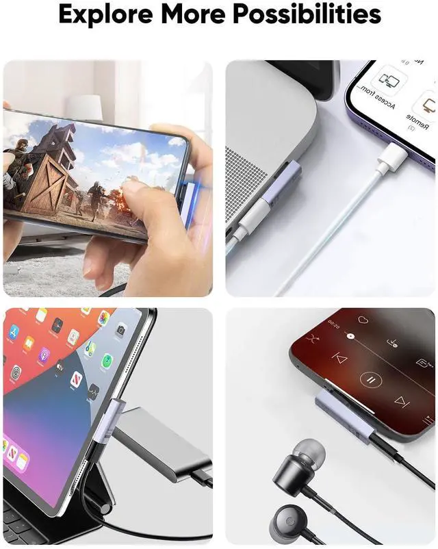 Alt view image 7 of 7 - 90 Degree USB C Adapter, Right Angle USB C Male to Female Adapter 40Gbps 240W Compatible with Steam Deck, ROG Ally, Switch, Notebook, PC, Tablet, Phone and More, Middle Angle