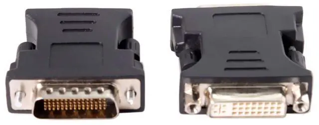 Alt view image 4 of 6 - Vszerda LFH DMS-59pin Male to DVI 24+5 Female Extension Adapter for PC Graphics Card