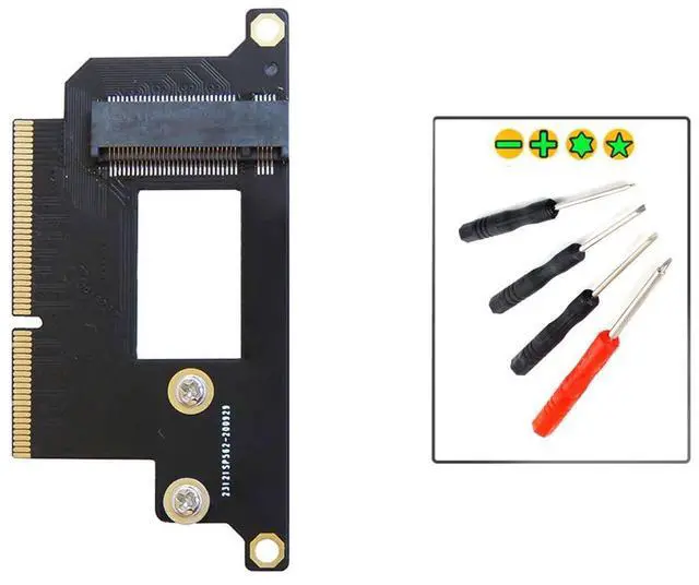 Alt view image 7 of 7 - Vszerda M.2 NGFF M-Key NVME SSD Convert Card fit for Pro 2016 2017 13" A1708 A1707 A1706