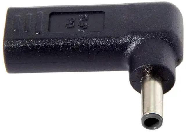 Alt view image 4 of 5 - Vszerda USB 3.1 Type C USB-C to DC 4.5x3.0mm Adapter PD Emulator Trigger 90 Degree Angled