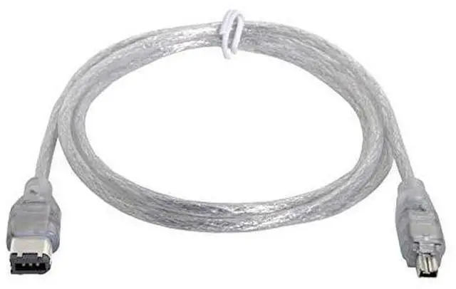Main image of Vszerda 1394 6Pin to Firewire 400 IEEE 1394 4 Pin Male iLink Adapter Cord Cable for Camera Camcorder