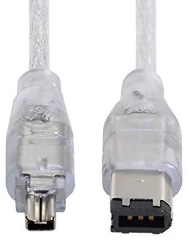 Alt view image 2 of 5 - Vszerda 1394 6Pin to Firewire 400 IEEE 1394 4 Pin Male iLink Adapter Cord Cable for Camera Camcorder