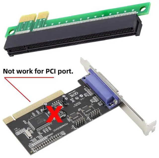 Alt view image 2 of 7 - Vszerda PCI-E Express 1x to 16x Male to Female Extender Converter Riser Card Adapter Extension for Graphics Card