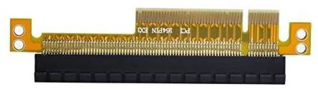 Alt view image 4 of 5 - Vszerda PCI-E Express 8X to 16x Extender Converter Riser Card Adapter Male to Female Extension Adapter
