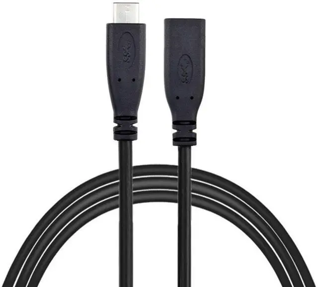 Alt view image 6 of 7 - Vszerda USB-C USB 3.1 Type C Male to Female Extension Data Cable for Laptop Tablet Mobile Phone 2m