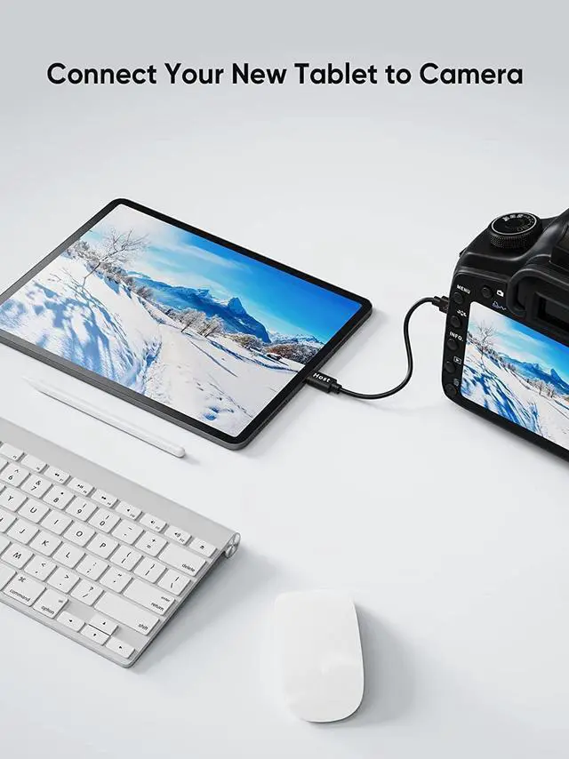 Alt view image 4 of 7 - Short Micro USB to USB C Cable 0.65 FT, 2-Pack OTG 480Mbps Type C to MicroUSB Cord Compatible with MacBook Pro Air Galaxy S22 Pixel 5 & More, 0.2M Black