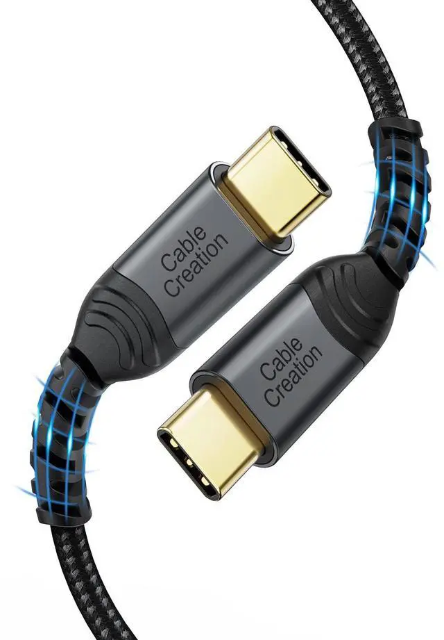 Alt view image 2 of 7 - USB C to USB C Cable 6.6ft 2PACK, 60W USB-C Fast Charging Cord, Double-Braided Type C to C Work with iPhone 15/16, iPad, Galaxy S24 23 22, Powerbank, Tablet, Android Phone