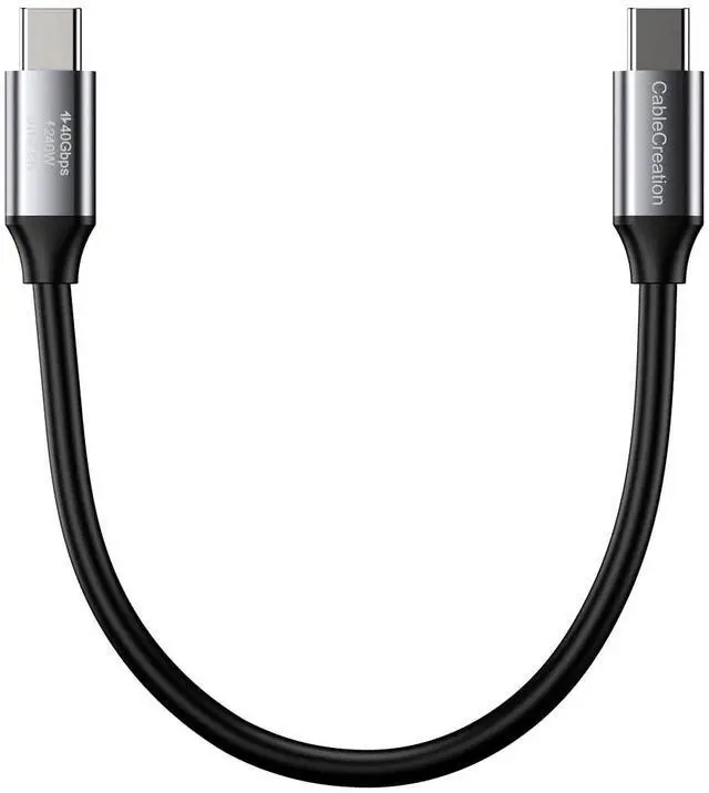 Main image of USB4 Thunderbolt 4 Cable 3.3FT, 40Gbps, 240W, 8K@60Hz, Compatible with Thunderbolt 3/4 and USB-C