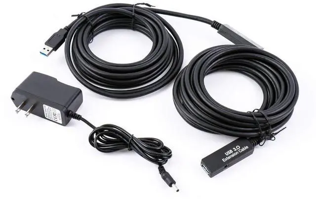 Alt view image 7 of 7 - 32Feet USB 3.0 Extension Cable,Type A-Male A-Female Extender Cord, With 2 Expansion Chipset Signal Boosters, Compatible With Oculus Quest 2 VR, Xbox, PS4,Webcam,Printer, Hard Drive,USB HUB Etc.