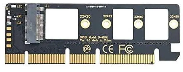 Main image of Vszerda NGFF M-Key NVME M.2 SSD to PCI-E Express 3.0 16x X4 Adapter Without Bracket
