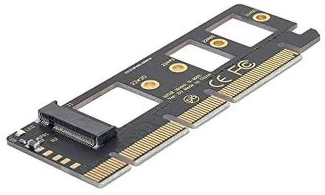 Alt view image 2 of 6 - Vszerda NGFF M-Key NVME M.2 SSD to PCI-E Express 3.0 16x X4 Adapter Without Bracket