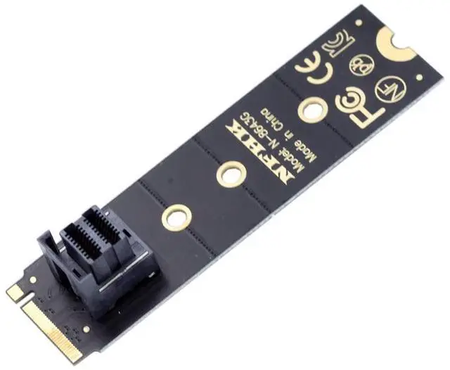 Main image of Vszerda 22x80mm U.2 Kit SFF-8639 NVME PCIe4.0 SSD Adapter for Mainboard SSD 750 p3600 p3700 M.2 SFF-8643 Mini SAS HD