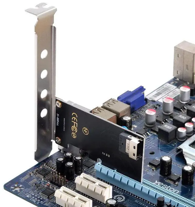 Alt view image 2 of 7 - Vszerda PCI-E 4X to U.2 U2 Kit SFF-8639 to SFF-8654 Slimline SAS NVME PCIe SSD Adapter for Mainboard