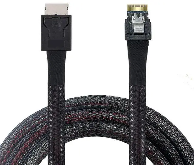 Main image of Vszerda OcuLink PCIe PCI-Express SFF-8611 4i to SFF-8654 Slimline SSD Data Active Cable 50cm