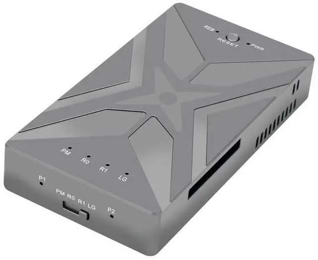 Main image of Vszerda Dual NVME M.2 NGFF M-Key to USB-C Type-C Raid0 Raid1 JOBD Big Enclosure 20Gbps with Fan Raid0 Hyper Adapter