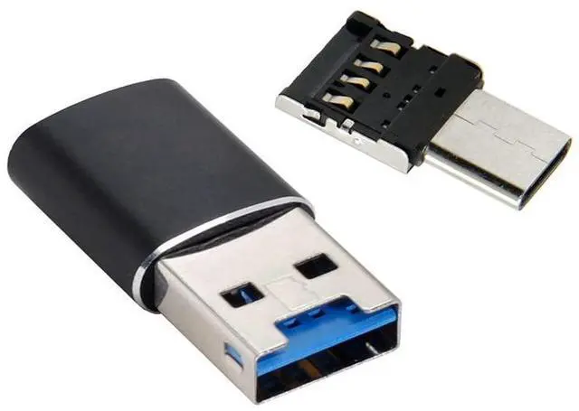 Alt view image 7 of 7 - Vszerda USB 3.0 to Micro SD SDXC TF Card Reader with Micro Type-C USB-C OTG Adapter for Tablet/Cell Phone