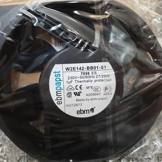 Alt view image 2 of 2 - NEW AC Axial Compact Fan Fit Ebmpapst W2E142-BB01-01 7056ES 230V 172*150*38MM