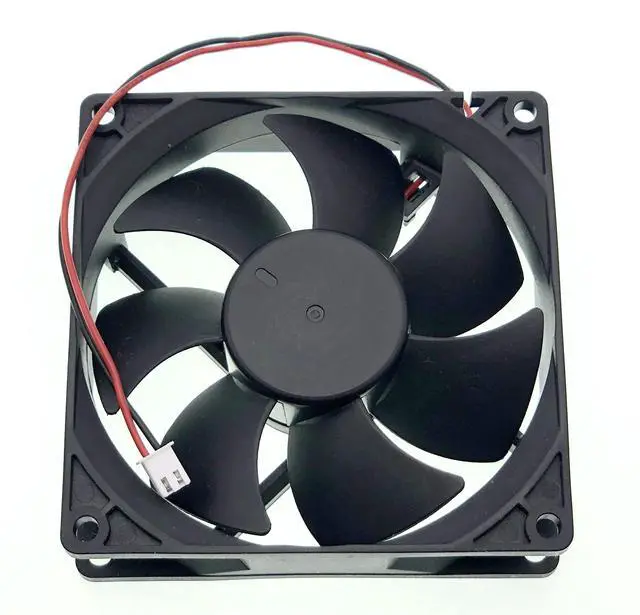 Alt view image 2 of 7 - New Cooling Fan for POWERYEAR PY-9225H12S DC 12V 0.35A 9025,Size: 90X90X25mm 2-pin 2-Wire DC Brushless Fan.