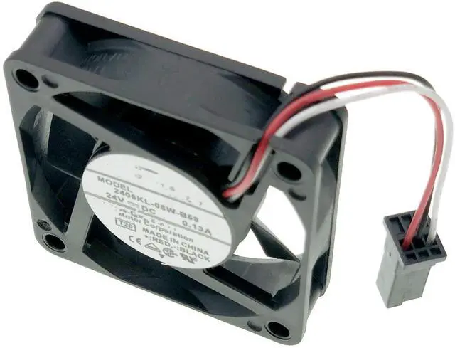 Alt view image 3 of 6 - New System Cooling Fan Compatible with Fanuc 2406KL-05W-B59 DC 24V 0.13A 3.12W 6CM 4600 RPM Size: 60×60×15mm.
