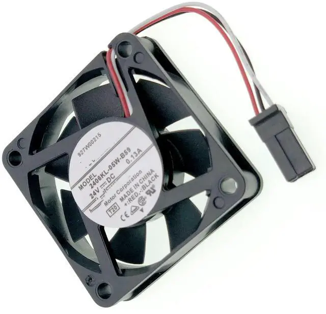 Alt view image 5 of 6 - New System Cooling Fan Compatible with Fanuc 2406KL-05W-B59 DC 24V 0.13A 3.12W 6CM 4600 RPM Size: 60×60×15mm.