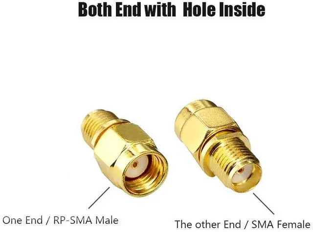 Alt view image 2 of 4 - Vszerda 8Pcs RF Coaxial Adapter SMA Female to RP-SMA Male Adapter for Antennas Wireless LAN Devices Coaxial Cable Signal Booster Repeaters Ham Radio Extension Cable FPV Drone