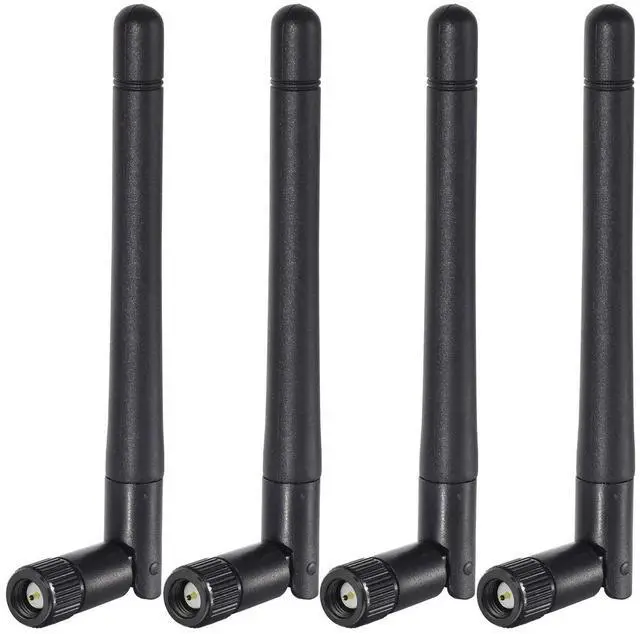 Alt view image 7 of 7 - Vszerda Dual Band WiFi Antenna 2.4GHz 5/5.8GHz 3dBi SMA Male Antenna(4-Pack)for Wireless Vedio Security IP Camera Recorder Surveillance Recorder Truck Trailer Rear View Backup Camera Reversing Monitor