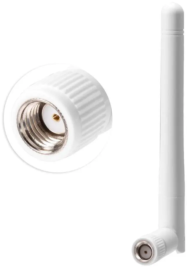 Main image of Vszerda External WiFi Antenna RP-SMA 2.4GHz 5GHz 5.8GHz 3dBi Dual Band Wireless Antennas Replacement for WiFi Router Security IP Camera Access Point USB WiFi Adapter