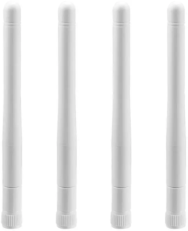 Alt view image 2 of 7 - Vszerda External WiFi Antenna RP-SMA 2.4GHz 5GHz 5.8GHz 3dBi Dual Band Wireless Antennas Replacement (4-Pack) for WiFi Router Security IP Camera Access Point USB WiFi Adapter