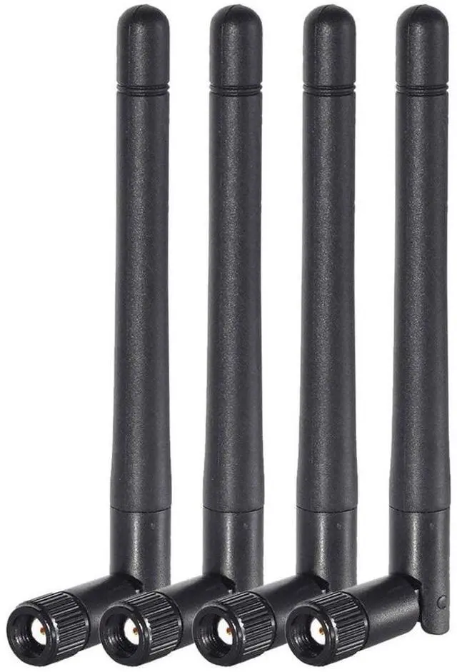 Main image of Vszerda Dual Band WiFi 2.4GHz 5GHz 5.8GHz 3dBi MIMO RP-SMA Male Antenna (4-Pack) for WiFi Router Wireless Network Card USB Adapter Security IP Camera Video Surveillance Monitor
