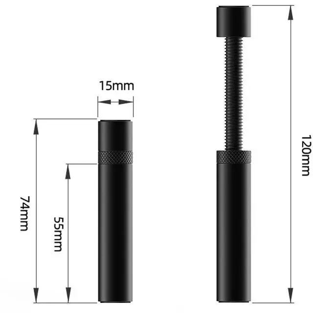 Alt view image 2 of 6 - Vszerda Graphics Card GPU Support Bracket, Adjustable Anti-Sag Stand with Magnet & Non-Slip Sheet (L, 74-120mm)