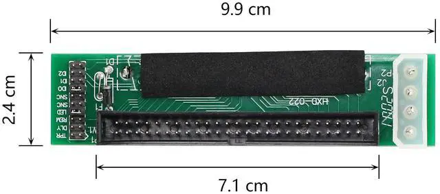 Alt view image 6 of 7 - Vszerda SCSI SCA 80 Pin Female to IDE 50 Pin Male Adapter Converter for Hard Disk, Computer