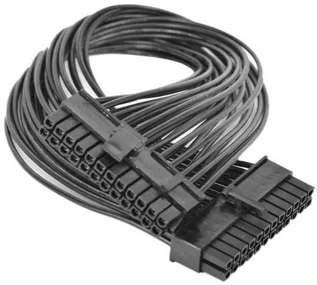 Alt view image 2 of 3 - Vszerda ATX 24Pin to 20+4Pin Power Supply Cable PSU 20 Pin Male Convert to 24 Pin (30cm)