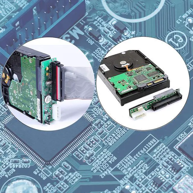 Alt view image 6 of 7 - Vszerda SATA Female to 40 pin Male 3.5 inch IDE Adapter for PC to SATA Hard Drive Interface Adapter