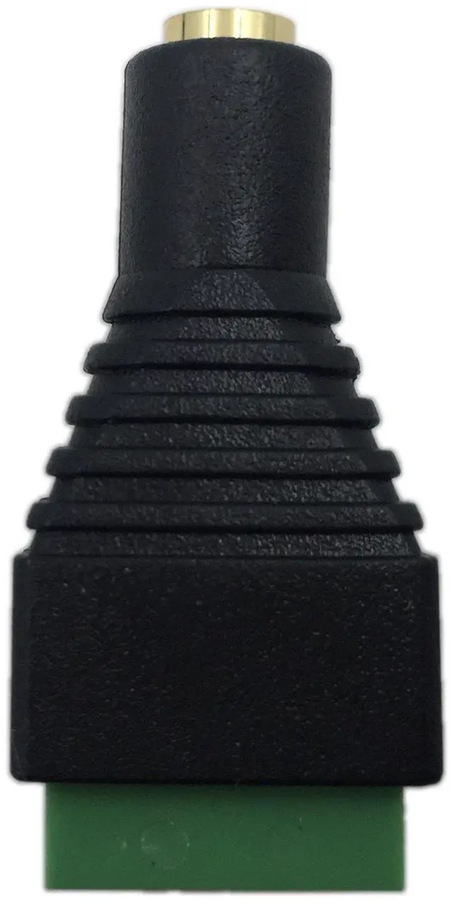 Alt view image 5 of 7 - Vszerda 3.5mm Stereo Audio Video Female Jack to 3 Screw Terminal Female Headphone Replacement Solderless Balum Converter Adapter (2-Pack)