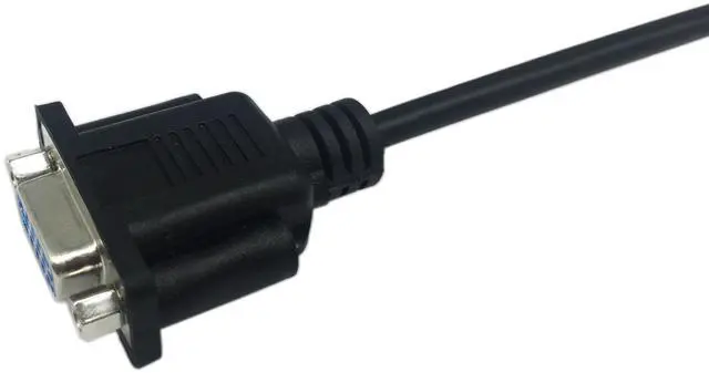Alt view image 5 of 7 - Vszerda 1ft VGA SVGA 15 Pin HD15 Female to Female Gender Changer Adapter Extension Video Monitor Cable for PC Laptop TV Porjectorff