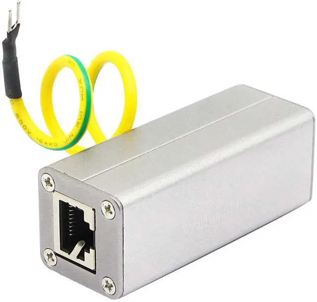 Main image of Vszerda RJ45 Ethernet Network Surge Protector Outdoor Arrester Protection Device for POE Switch Camera SPD Protection Suppressor
