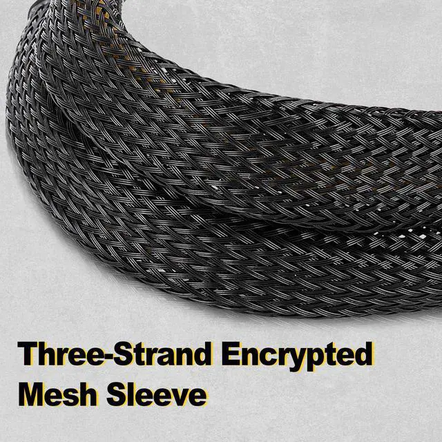 Alt view image 6 of 7 - Vszerda 2-Pack PCIe 8 Pin to Dual 8 Pin (6+2) Power Adapter Cable, 9 Inches, with Heat-Shrink Tubing, PSU Cables for GPU, Female to Male PCIe 8 Pin Cable