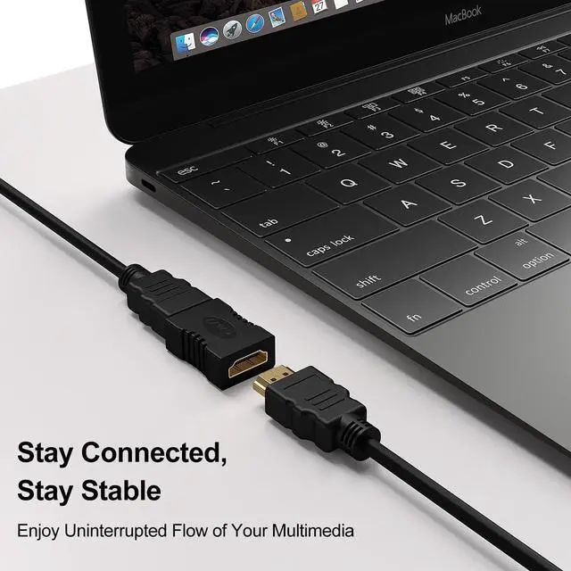 Alt view image 3 of 7 - Vszerda 8K HDMI Coupler, 8K@60Hz/4K@120Hz HDMI 2.1 Female to Female Connector HDMI Extender, Support 3D, HDR, HDCP, ARC,Compatible with DVD, Blu-ray, TV, Laptop, PC, Monitor, 2 Pack