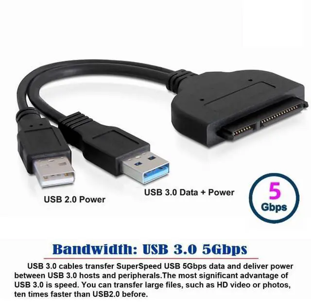 Alt view image 5 of 7 - Vszerda USB 3.0 to SATA 22Pin & 12+6Pin SSD PCB Disk Drive Cable Adappter Compatible with 2010 2011 MAC Air A1369 A1370 SSD