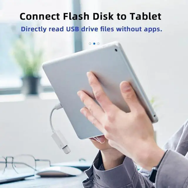 Alt view image 3 of 7 - Vszerda Type C USB-C to Standard Type-A USB3.0 Female Adapter Compatible with MAC Laptop Tablet Phone