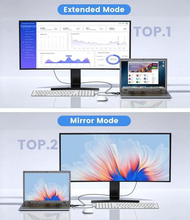 Alt view image 6 of 6 - Vszerda VGA Computer to HDMI Monitor Adapter with 3.5mm Audio, VGA Source to HDMI Display Converter, Male to Female 1080P@60Hz Dongle adaptador for Computer,Laptop,Projector (Uni-Directional)