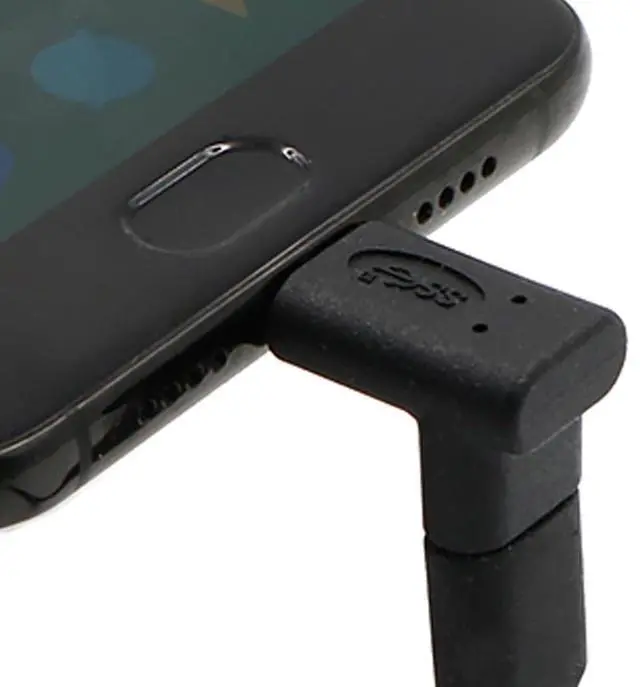 Alt view image 7 of 7 - Vszerda 90 Degree Up or Down Angled Reversible USB 3.1 Type-C Male to Female Extension Power Data Video Adapter for Laptop Phone