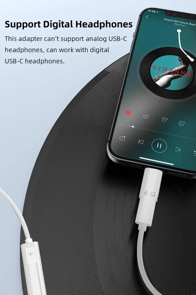 Alt view image 5 of 7 - Vszerda 2 Pack USB C and USB 3.0 OTG Adapter for iPhone/iPad, Support Connect Card Reader, U Disk, USB Flash Drive, Keyboard, Mouse, Lavalier Microphone, Digital Headphone